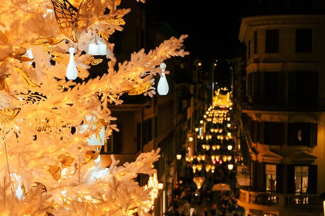 2h Xmas Lights Panoramic Vespa Sidecar Tour - Piazza della Repubblica and the Fountain of the Naiads