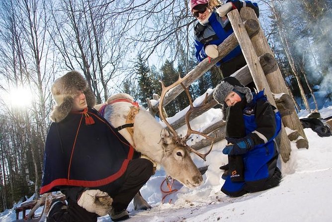 Arctic Delight - Visit to Santa's Village and snowmobiling to reindeer farm - Santa Claus Village before the crowds build