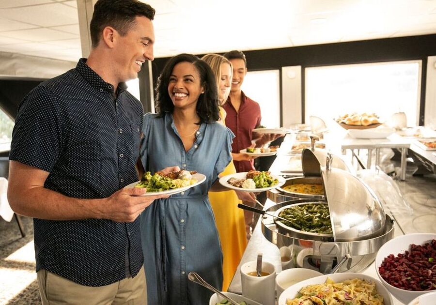 Baltimore: Christmas Day Gourmet Brunch or Dinner Cruise - Boarding and settling into your private table