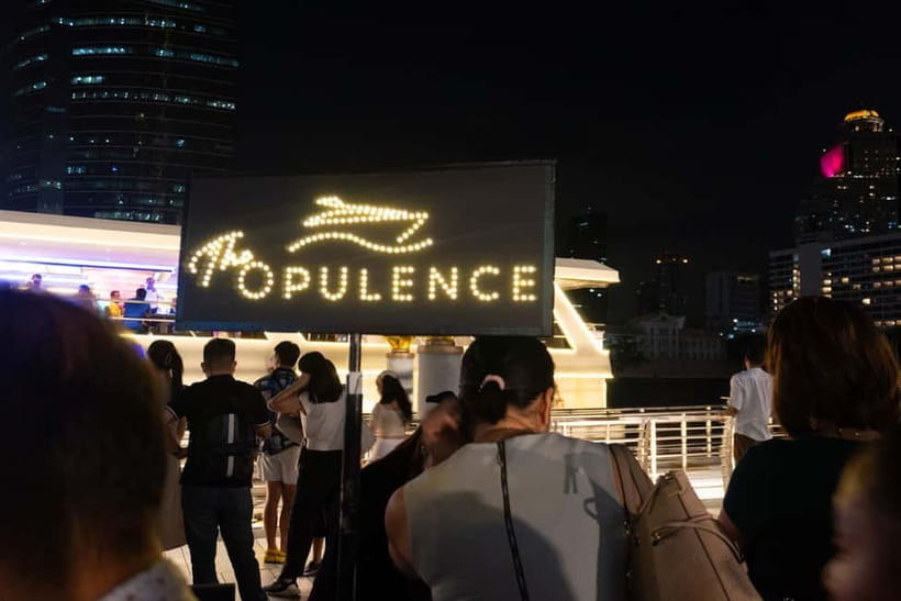 Bangkok: Celebrate New Year Opulence Dinner Cruise - Dinner, drinks, and the three-deck layout