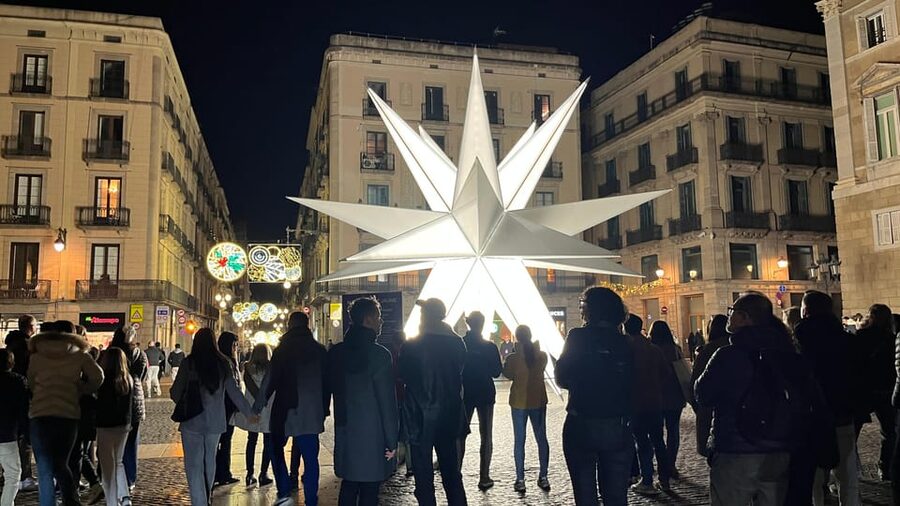 Barcelona: Christmas Lights and Markets Bike Tour - Starting near Carrer de Cervantes