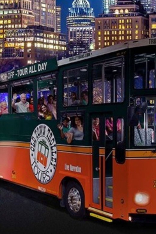 Boston: Holiday Sights and Festive Nights Trolley Tour - Boston Common, Frog Pond, and the Halifax tree