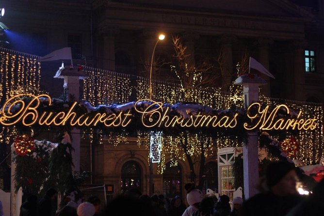 Bucharest: Tour of Christmas traditions & decorations - A festive walk that saves the grandest view for last