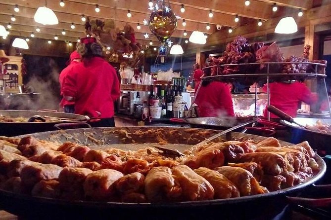 Budapest Christmas Market Tour with Basilica visit & Chimney cake - What you can taste: chimney cake, lángos, and warm drinks