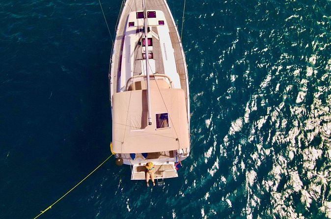 Christmas Cove and Pizza Pi Happy Hour Sail Tour - Christmas Cove: swim, snorkel, and order pizza