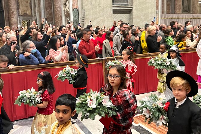 Christmas Eve Mass with Pope Leo XIV at Vatican - Private Tour - Getting through security and into the basilica