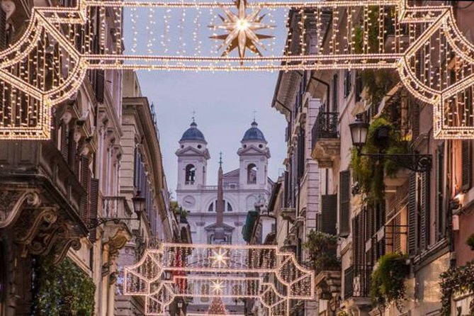 Christmas in Rome Walking Tour - The Spanish Steps and decorated streets