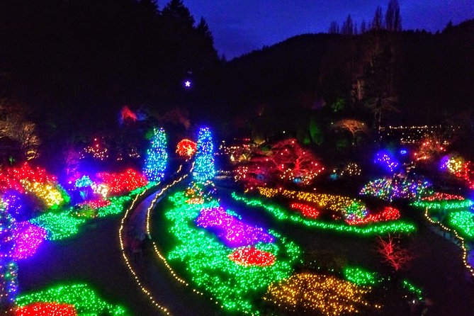 Christmas in Victoria and the Butchart Gardens - Two Hours Among the Lights at Butchart Gardens