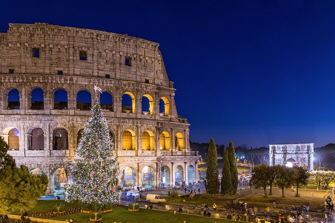 Christmas Journey in Rome – Private Walking Tour - Trevi Fountain under Christmas lights