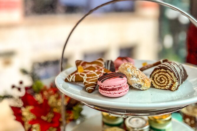 Christmas Lights Afternoon Tea Bus Tour - The Christmas tea served on board