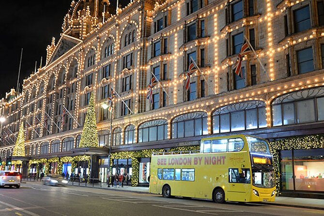 Christmas Lights Open-Top Bus Tour - Piccadilly Circus and the West End glow