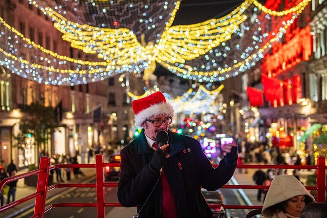 Christmas Lights Tour by Vintage Bus in London - Oxford Street’s 5,000-star canopy