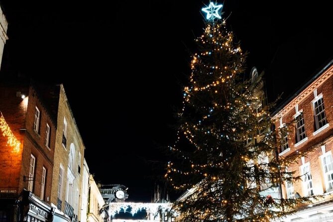 Christmas Mulled Wine Walk of Winchester - King Arthur connections at the castle remains