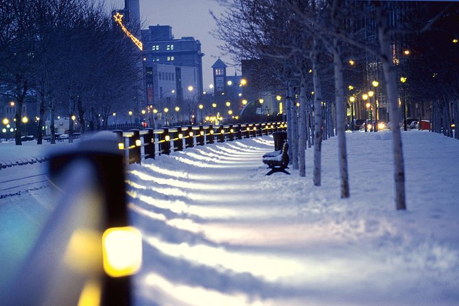 Christmas Walking Tour in Old Montreal - Cold weather is part of the experience