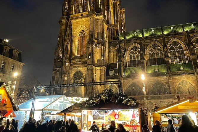 Discover Strasbourg Christmas markets - Free drink - Place Broglie is the longest market stop