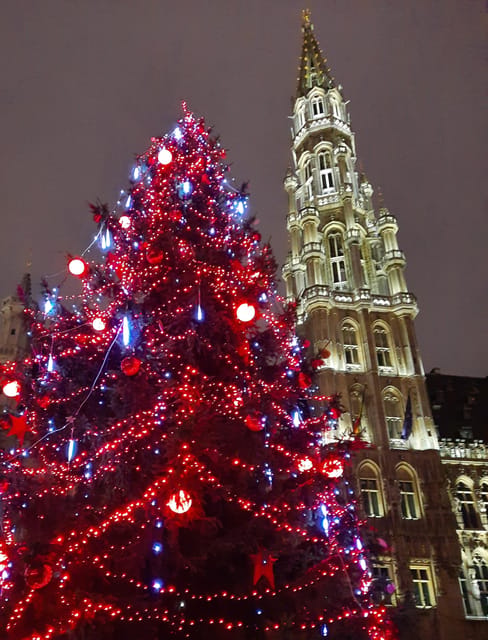 Discover the magic of Christmas in Brussels with a local guide - Warming up with included mulled wine