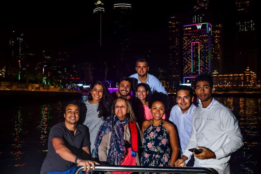 Dubai - New Year's Eve Fireworks show on a Speedboat - Cruising past Atlantis and the Palm