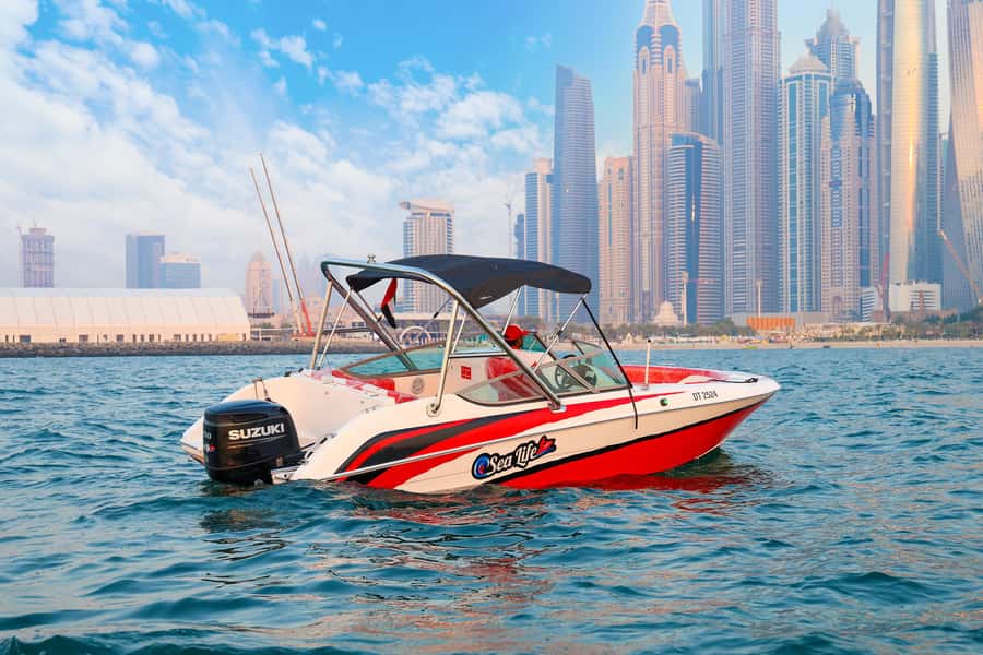 Dubai: New Year's Eve Private or Shared Fireworks Boat Tour - Jumeirah Beach Residence: the first 30-minute view