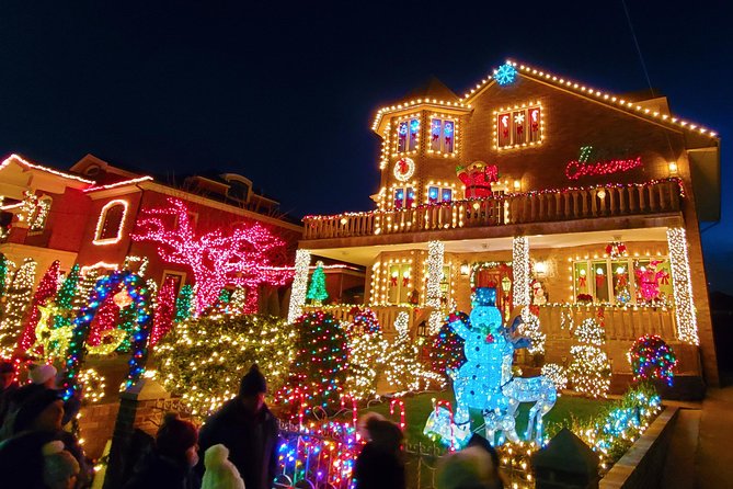 Dyker Heights Christmas Lights Guided Tour - Walking Dyker Heights for about one hour