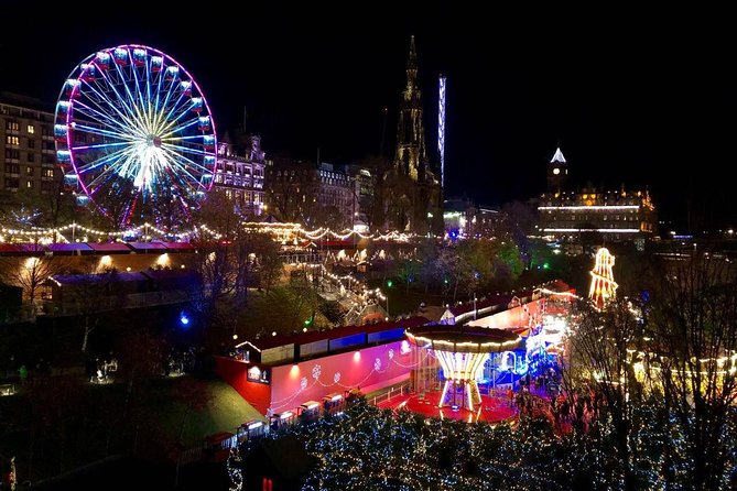 Edinburgh's Christmas Lights and festive Black Taxi Tour - How the $478.21 price works for your group
