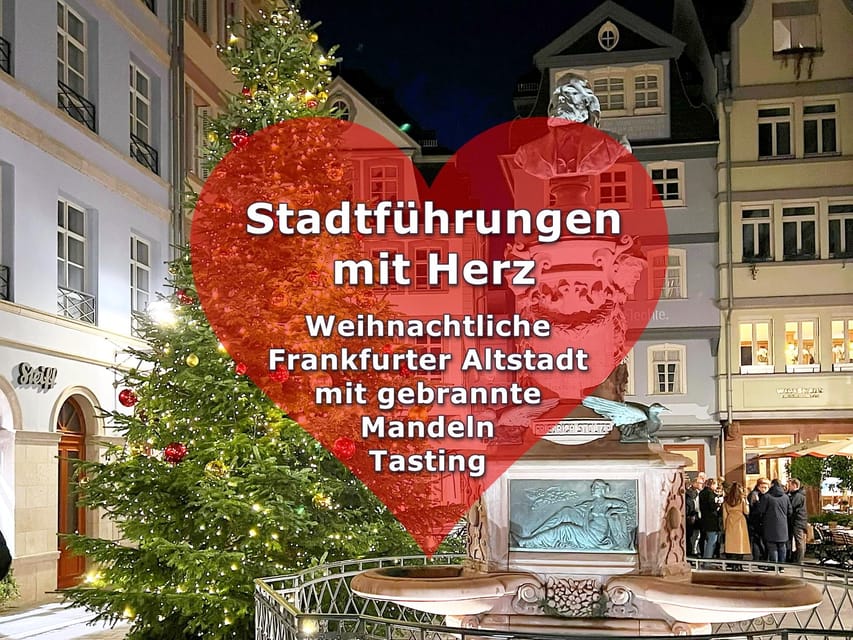 Frankfurt: Christmas Market & Old Town Tour 60 min-daily 16:00-in German - From Paulsplatz toward the Main