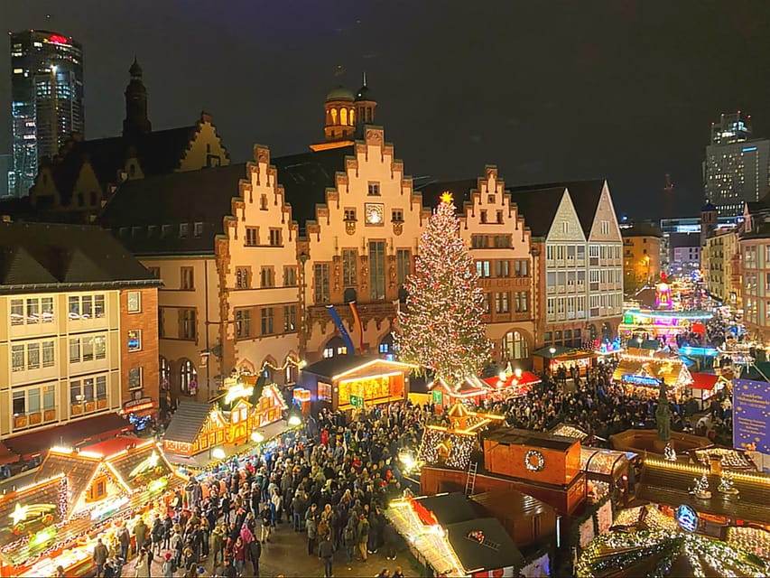 Frankfurt: Christmas Market & Old Town Tour 60 min-daily 16:00-in German - Starting at St. Paul’s Church