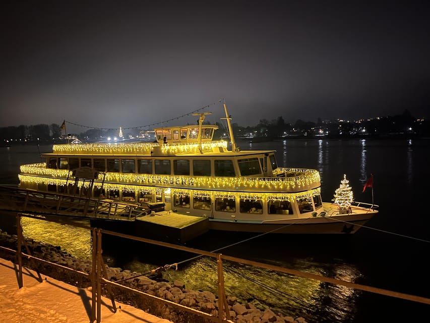 From Bonn: Christmassy Advent Cruise on the Rhine - Snacks from the galley, with a useful price warning