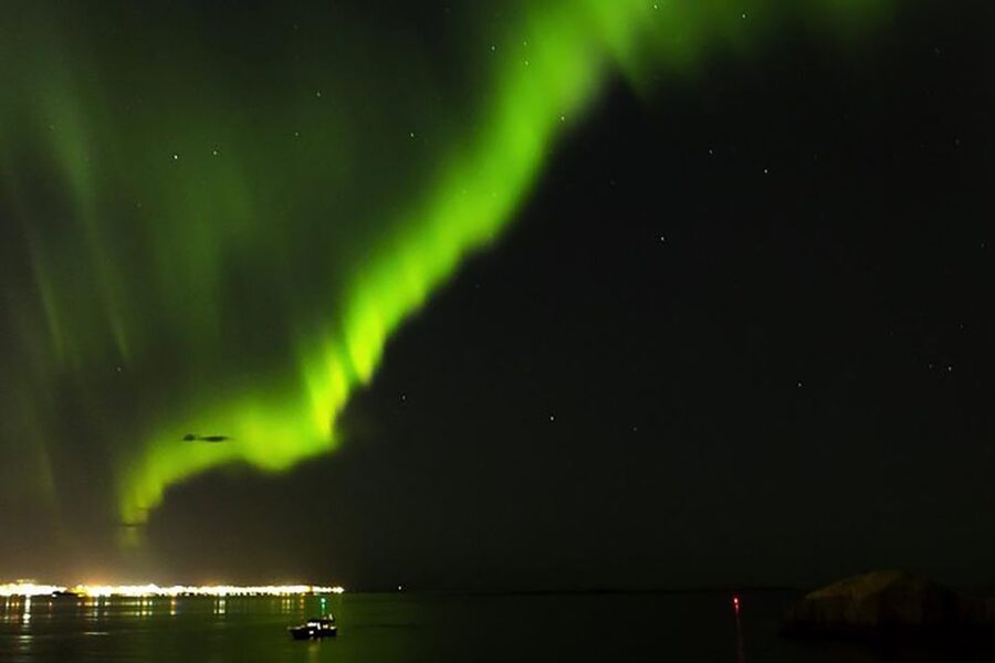 From Reykjavik: New Years Fireworks by Boat - A Possible Aurora Bonus, Not a Promise