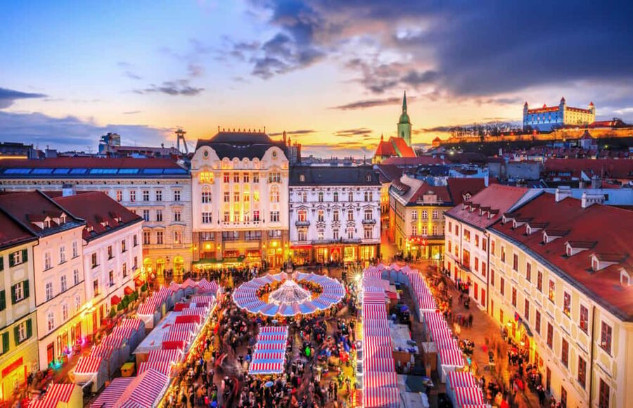 From Vienna: Bratislava Christmas Markets Guided Tour - Leaving Vienna for Bratislava