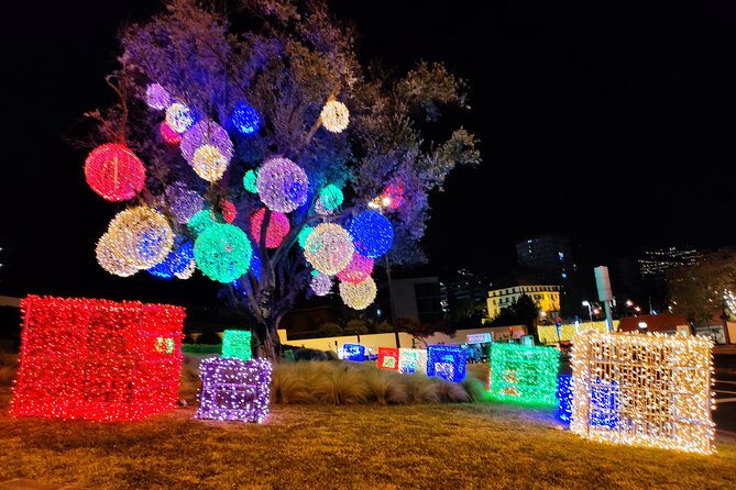 Funchal Christmas lights sightseeing night tour - How the timing works in real life