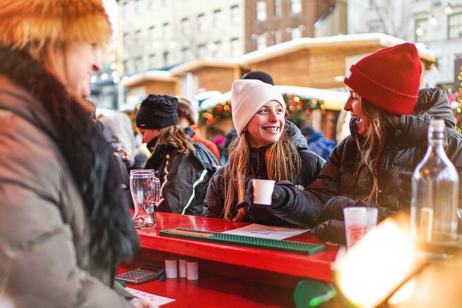 German Christmas Market Tasting Tour - Walking through the market and its decorations