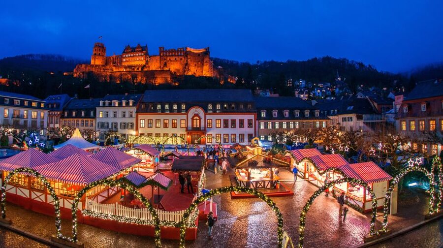 Heidelberg: 1.5-Hour Christmas Market Walking Tour - Starting at Neckarmünzplatz below Heidelberg Castle