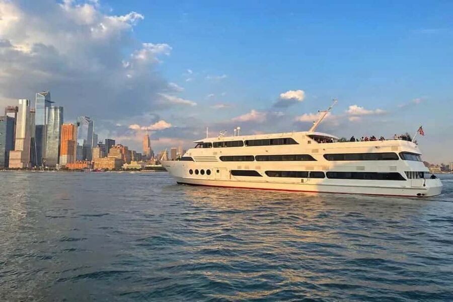 Horizon's Edge NYC New Year's Eve Party - What you see from the New York harbor