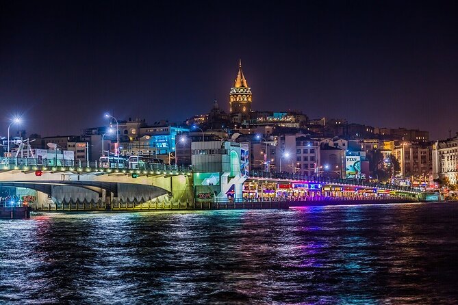 Istanbul Bosphorus New Year's Eve Dinner Cruise Party in Istanbul - Ortaköy Mosque and the first bridge