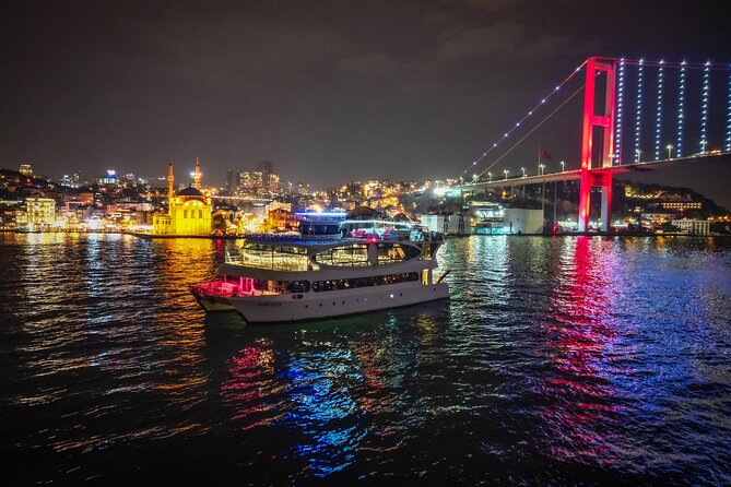 Istanbul Bosphorus New Year's Eve Dinner Cruise Party in Istanbul - Rumelihisarı and the second bridge