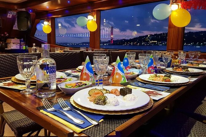 Istanbul New Year's Eve 2027 Dinner and Party Cruise on Bosphorus - The Bosphorus views between two continents