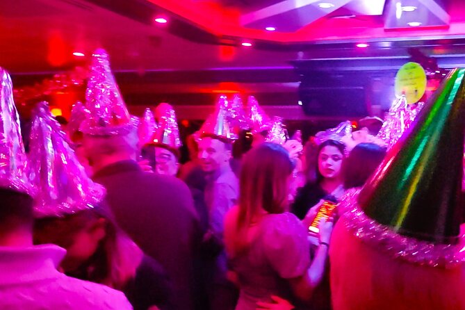 Istanbul New Year's Eve Dinner Cruise With Fireworks Shows 2026 - Boarding near Kabataş at 9 pm