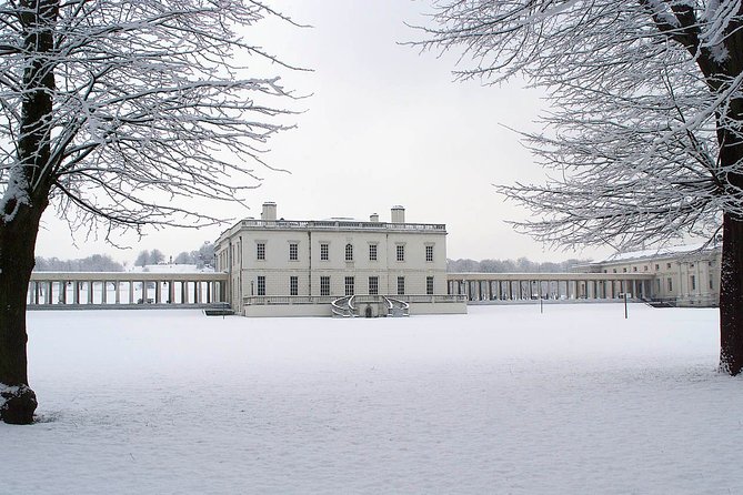 Leeds Castle, Canterbury Christmas Market, Dover & Greenwich on Christmas Eve - Greenwich from your coach window