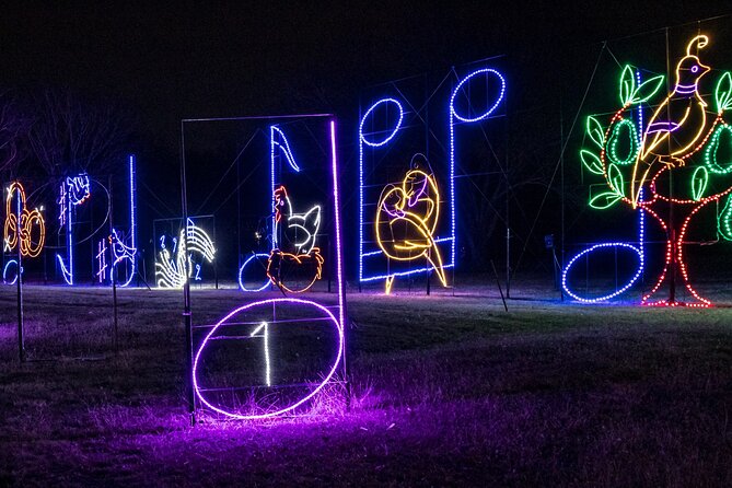 LIghts of Joy Christmas Light Drive-Thru - From the Nativity scene to Christmas in Outer Space