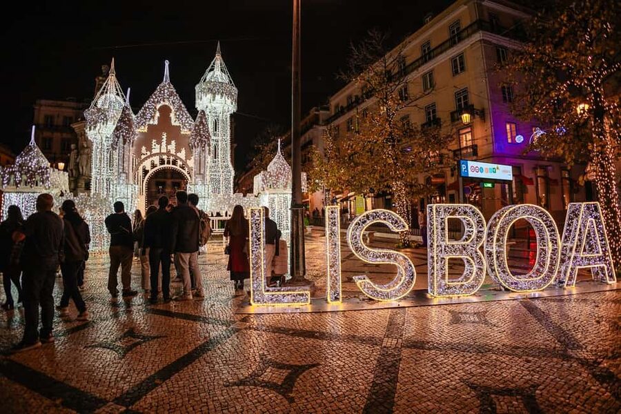 Lisbon: Christmas Flexible Walking Tour - Rossio Square and Lisbon’s Christmas market