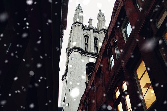 London Christmas Carol & Charles Dickens Small Group Walking Tour - The Royal Exchange and Scrooge’s darker vision