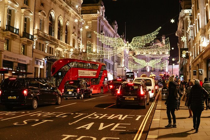 London Christmas Lights and Markets Walking Tour - The London Eye and the final riverside view