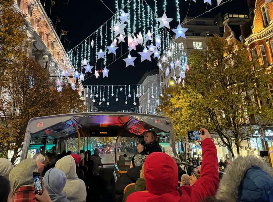 London: Christmas Lights Bus Tour With Live Guide - Regent Street, Oxford Street, and the best light displays