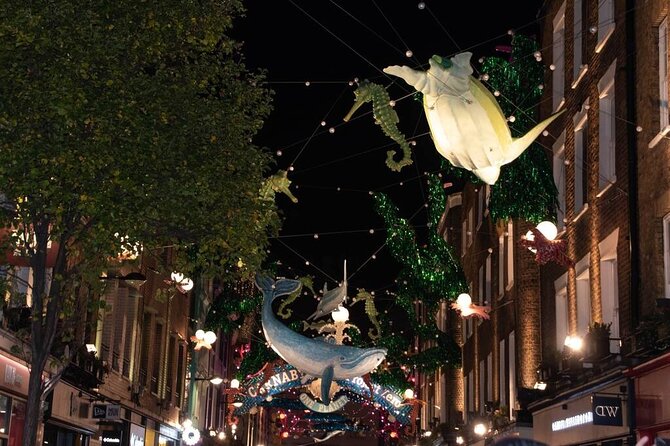 London Christmas Lights Guided Walking Tour - Finishing on Carnaby Street