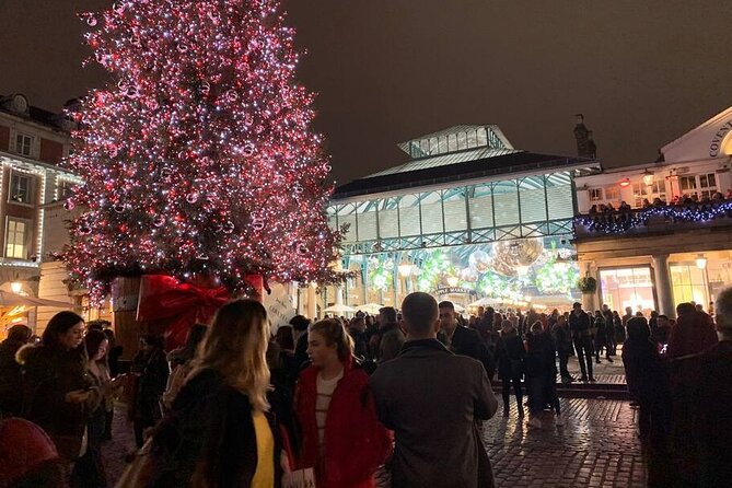 London Christmas Lights Guided Walking Tour - Meeting Caroline or Phil at Covent Garden