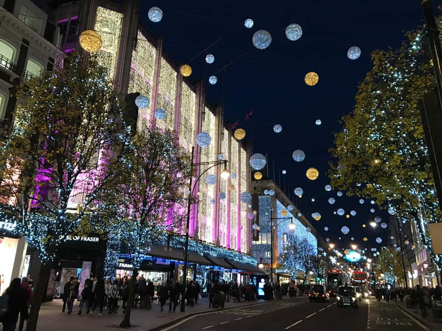London: Christmas Lights Open-Top Bus Tour - Regent Street and the glow of Piccadilly Circus