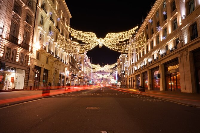 London Christmas Lights Private Car Tour with Driver Guide - Regent Street gives you the grand opening