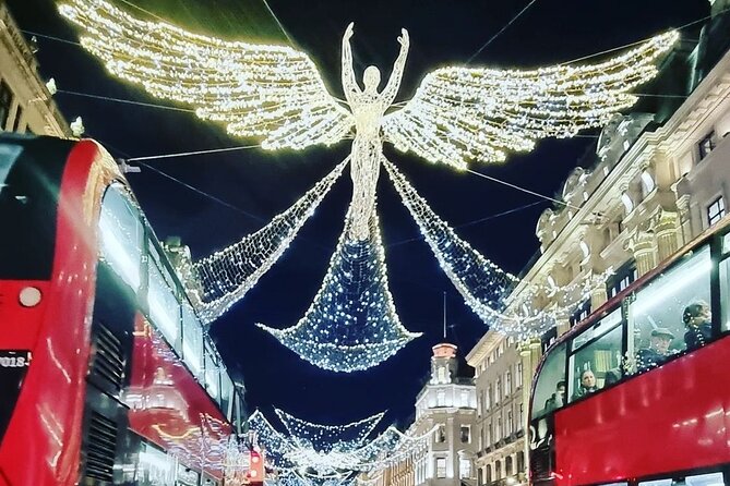 London Christmas Lights Private Guided Taxi Tour - Regent Street and the best photo opportunity