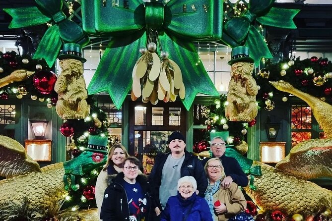 London Christmas Lights Private Guided Taxi Tour - Bond Street and a better photo pause