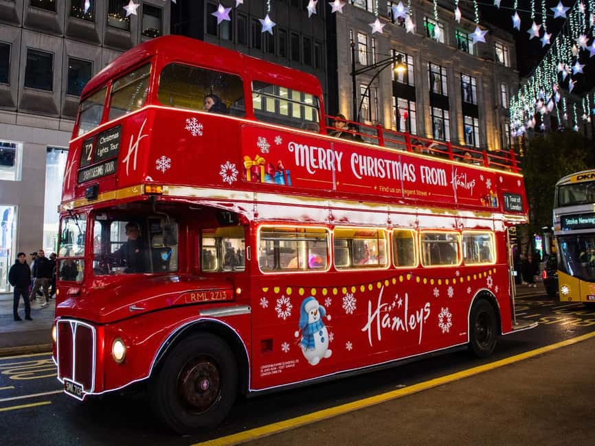 London: Christmas Lights Tour by Vintage Bus - Oxford Street’s mile-long light display